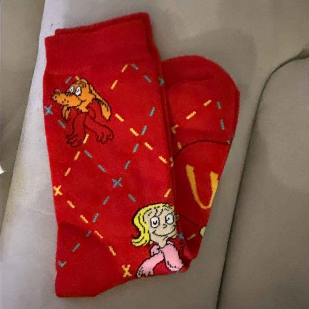 McDonald’s Grinch Meal Red socks